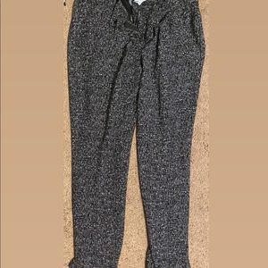 Black and white trouser